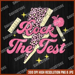 rock the test testing day motivational teacher student png, rock the test png, teacher png, test day png, png high