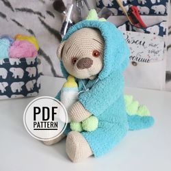 Crochet Bear Pattern PDF tutorial