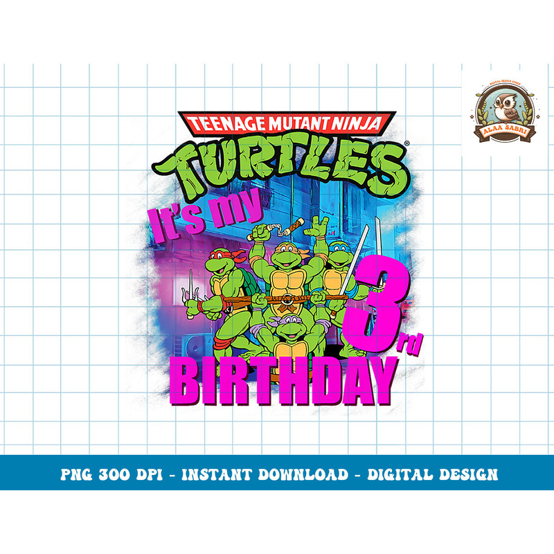Mademark x Teenage Mutant Ninja Turtles - Kids Original Teenage Mutant Ninja Turtles 3rd Third Birth copy.jpg