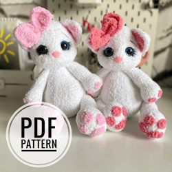 Crochet pattern  cat softy