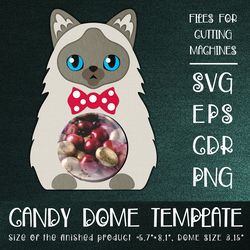 Holy Birma Cat | Candy Dome Template