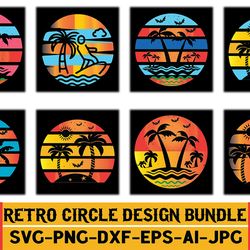 Retro Circle Design Bundle