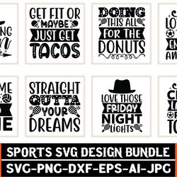 Sports SVG Bundle, Sports SVG, Sports Tools svg, Baseball svg, Soccer svg, Sport balls svg, American Football svg, Sport