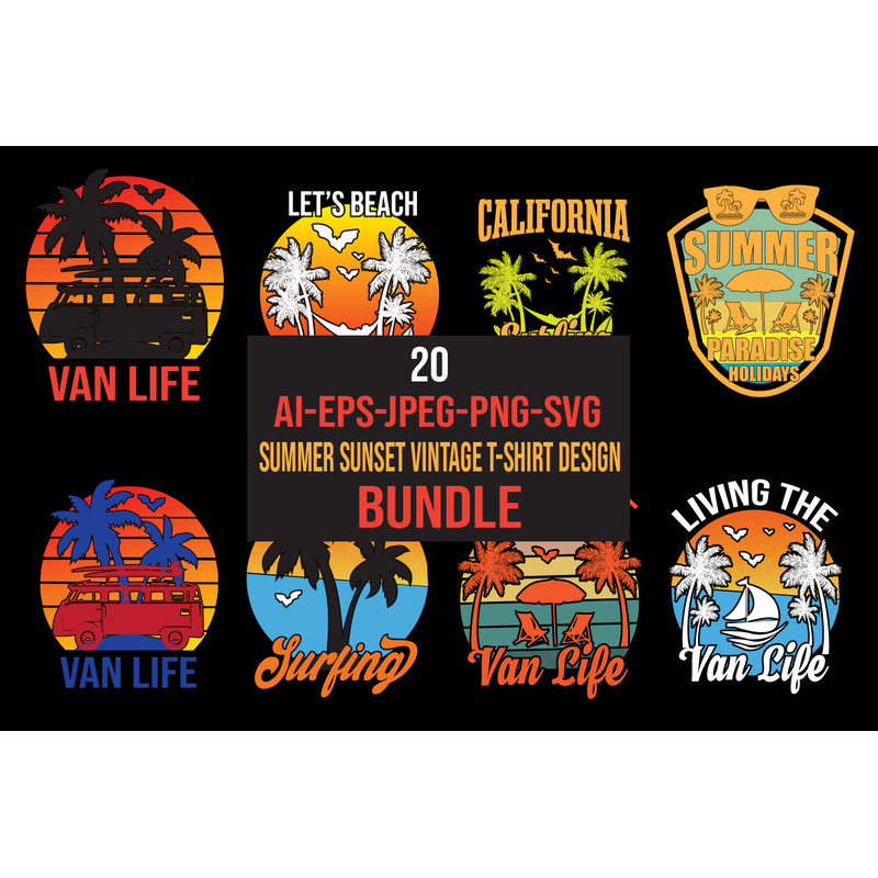 Summer-Sunset-Vintage-TShirt-Bundle-Bundles-15957028-1.png
