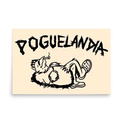 outerbanks poguelandia 2023 poster - outer banks shirt, obx pogue life show wall art, beach spring break, jj, john b, sa