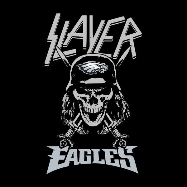 Slayer Skull Philadelphia Eagles,NFL Svg, Football Svg, Cric - Inspire ...