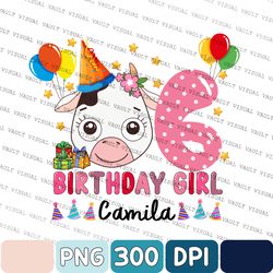 personalized birthday png, birthday girl png, birthday party png, custom birthday girl png, birthday png