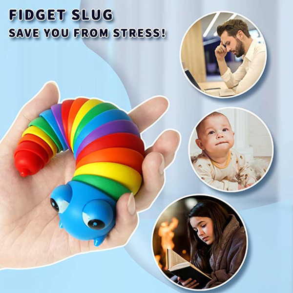 Flexible Stress Relieve Articulated Slug Fidget Toy (2).jpg