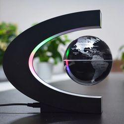 magically levitating floating globe lamp | floating glob world map lamp | magnetic floating globe
