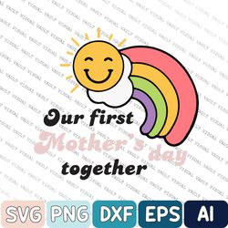 mother's day svg, mommy and me matching svg, mother's day svg, first mother's day mommy and me svg