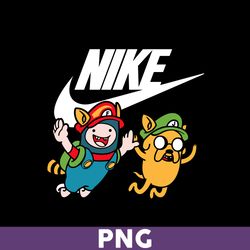 Adventure Time Mario Nike Png, Adventure Time Mario Png, Nike Logo Fashion Png, Nike Png, Fashion Logo Png - Download