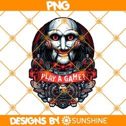 Want to play a game Png, Jigsaw Png, The Puppet Png, Horror Movies Png, Halloween Horror Png, Horror Character Png