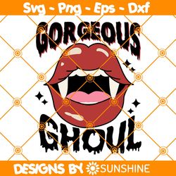Gorgeous Ghoul Svg, Ghoul Gang Svg, Lip Vampire Svg Funny Halloween Svg, Vampire svg, halloween Svg, File For Cricut