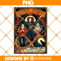 Vintage Sanderson Sisters Png, Vintage Halloween Png, Halloween Sublimation Design, Horror, Sanderson Witch Png
