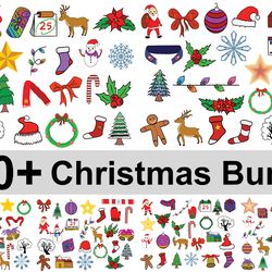 250 designs christmas elements svg bundle, christmas symbol svg