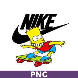 Nike x Bart Skateboard Png, Nike Logo Png, Bart Simpson Png, Nike Logo Fashion Png, Nike Png, Fashion Logo Png -Download