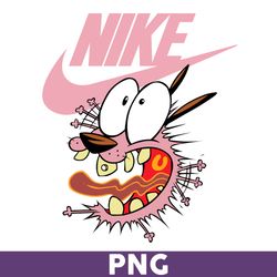 Cowardly Dog With Nike Logo Png, Nike Logo Png, Cowardly Dog Png, Courage the Cowardly Dog Png, Brand Logo Png -Download