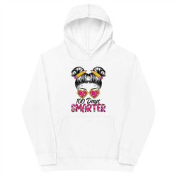 100 days smarter hoodie, 100 days of school rainbow sweatshirt, school smarter sweater, 100 day of smarter t-shirt, scho