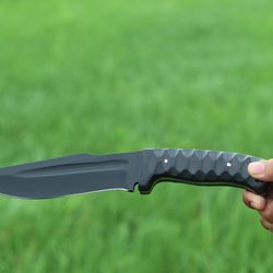 Custom Handmade Fixed Blade Bush Craft Hunting Knife With Sheath & Micarta Sheath Handle Hunting Knife For Survival | Ta