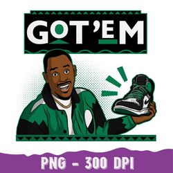 90s Tv Style Png, Jordan 1 Celtic Lucky Green Png, Match Sneaker Png