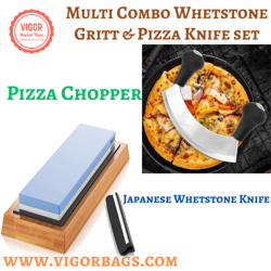 multi combo whetstone gritt & pizza knife set(non us customers)