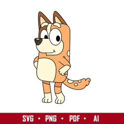 bluey mum svg, chilli mum svg, bluey svg, cartoon svg, png pdf ai digital file