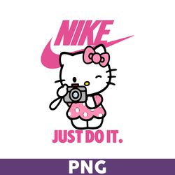 Hello Kitty Swoosh Png, Hello Kitty Nike Png, Cartoon Nike Png, Nike Logo Png, Hello Kitty Png, Brand Logo Png -Download