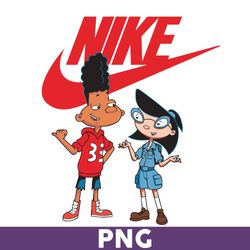 Hey Arnold Nike Png, Gerald Johanssen And Phoebe Heyerdahl Nike Png, Nike Logo Png, Brand Logo Png -Download