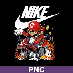 Mario Kart Nike Png, Mario Kart Swoosh Png, Nike Logo Png, Mario Kart Png, Brand Logo Png - Download File