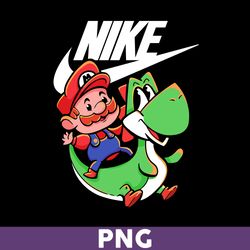 Super Mario World Nike Png, Super Mario Swoosh Png, Nike Logo Png, Super Mario Png, Brand Logo Png - Download File