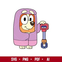 granny rita svg, bluey svg, cartoon svg, png pdf ai digital file