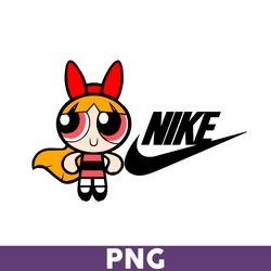 Blossom Nike Png, Blossom Swoosh Png, Nike Logo Png, Powerpuff Girls Png, Nike Png - Download File