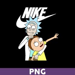 Rick and Morty Nike Png, Rick and Morty Swoosh Png, Nike Logo Png, Rick and Morty Png, Nike Png - Download File