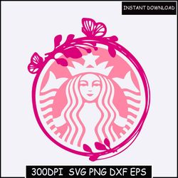 Floral Starbucks Cup SVG, Floral svg, Starbuck Cup SVG, DIY Venti for Cricut 24oz venti cold cup, Digital Download