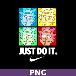 Rick Nike Just Do It Png, Rick Swoosh Png, Nike Logo Png, Rick and Morty Png, Nike Png - Download File