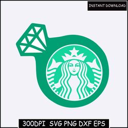 Starbucks Logo SVG and PNG Bundle, Coffee brand png-svg, coffee brand SVG, Cricut & Silhouette Cut FIles