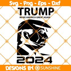 Trump Make America Great Again 2024 Svg, Trump 2024 Svg, Pro Trump Svg, Support Trump Svg, Anti Biden Svg
