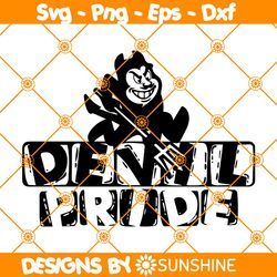 Devil Pride Svg, Game Day Svg, Devil Pride Mascot Svg, Team Spirit SVG, Devil Pride Sport svg, FootBall Mascot Svg