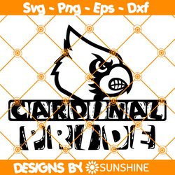 Cardinal Pride Svg, Game Day Svg, Cardinal Pride Mascot Svg, Team Spirit SVG, Cardinal Pride Sport svg