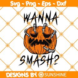 Wanna Smash Svg, Sorta Spooky Svg, Spooky Pumpkin svg, Spooky Season Svg, Flower Pumpkin Svg, File For Cricut