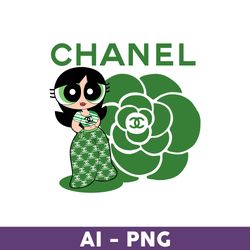 Chanel Powerpuff Girls Png, Chanel Png, The Powerpuff Girls Png, Cartoon Chanel Png, Fashion Brands Png, Chanel Logo Png