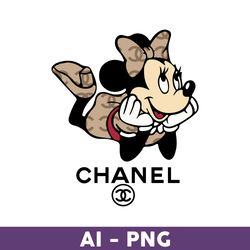 Minnie Mouse Chanel Png, Chanel Logo Png, Minnie Png, Chanel Brands Logo Png, Disney Png, Fashion Bands Png - Download