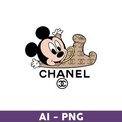Baby Mickey Chanel Png, Chanel Brands Logo Png, Mickey Png, Disney Chanel Png, Disney Png, Fashion Bands Png - Download