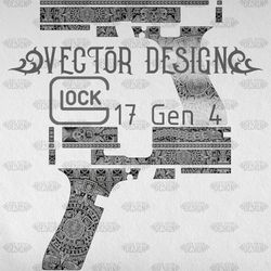 VECTOR DESIGN Glock17 gen4 "Aztec calendar"
