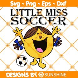 Little Miss Soccer Svg, Little Miss Svg, Soccer Svg, Little Miss Sports Svg, File For Cricut