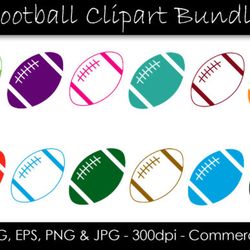 Football SVG Bundle - Football Clipart