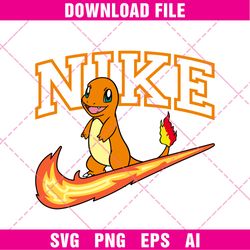 nike hitokage svg, hitokage svg, pokemon svg, pokemon nike logo svg, nike logo fashion svg, nike logo svg - digital file