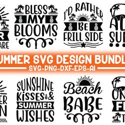 Summer Bundle SVG, Summer SVG, Bundle SVG, Beach Svg Bundle, Digital Download, Summertime, Funny Beach Quotes Svg, Beach