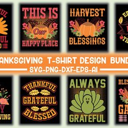 Thanksgiving SVG Bundle - Funny Thanksgiving SVG for Cricut - Fall tee SVG bundle - Thanksgiving shirt - Fall bundle - D