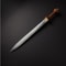 Custom handmade damascus steel hunting roman gladius viking sowrd near m in lowa.jpg